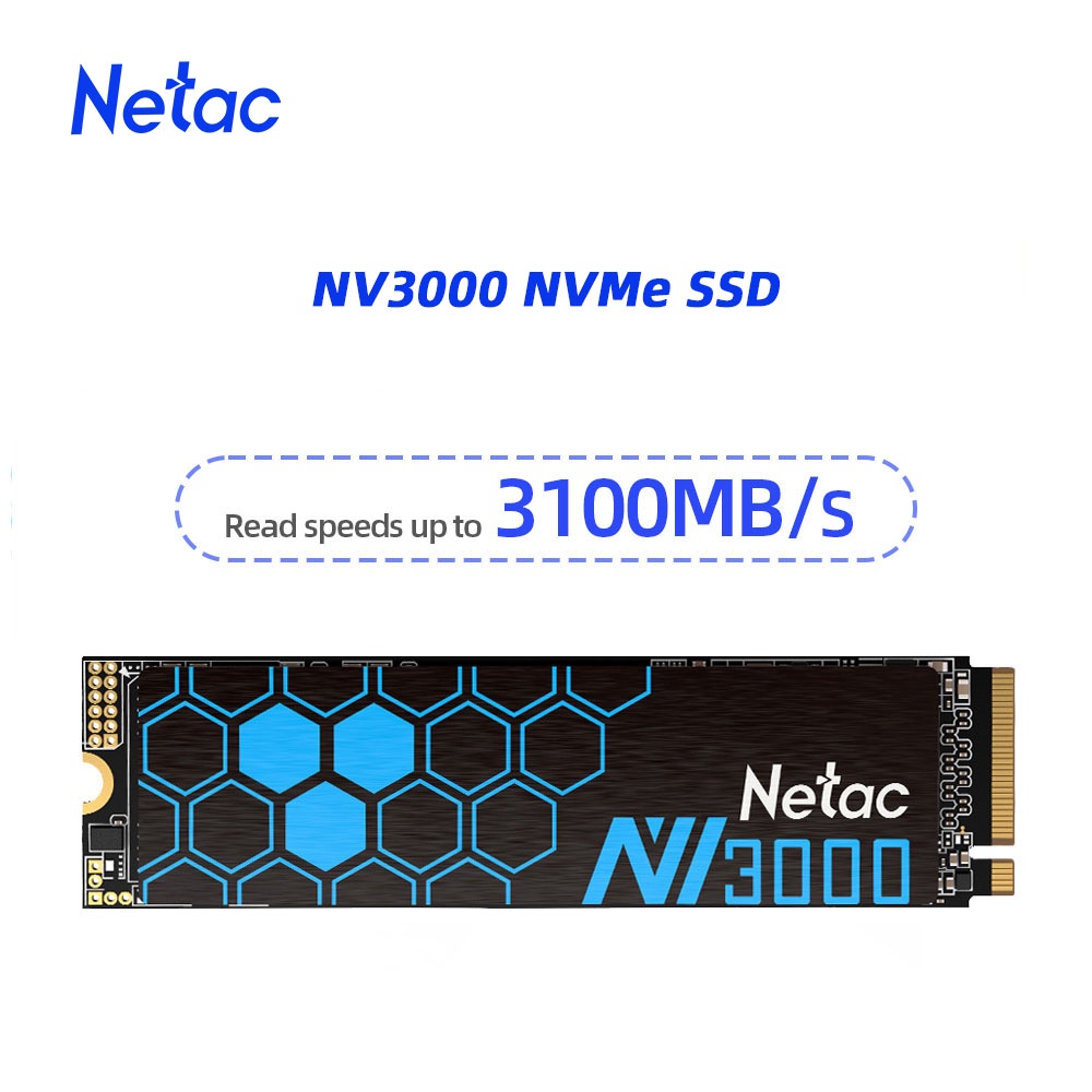 SSD Netac Nv3000 250GB NVME M.2 PCIe Gen3x4 No Brasil