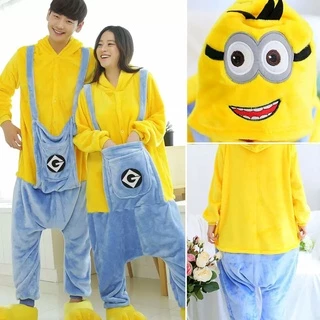 Pijama Kigurumi Minions Adulto Importado Excelente Qualidade P/M/G/GG