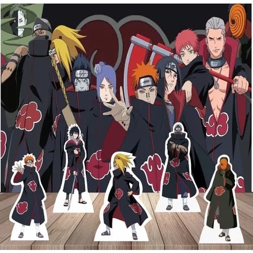 Kit Decoração de Festa Akatsuki Displays e Painel | Shopee Brasil