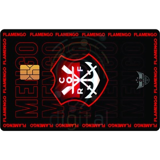 Adesivo de Cartão Crédito e Débito Flamengo, Skin Card Película