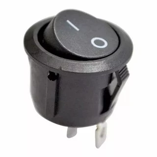 10-peças Chave Gangorra Kcd1-106 Preta Redonda 2 T