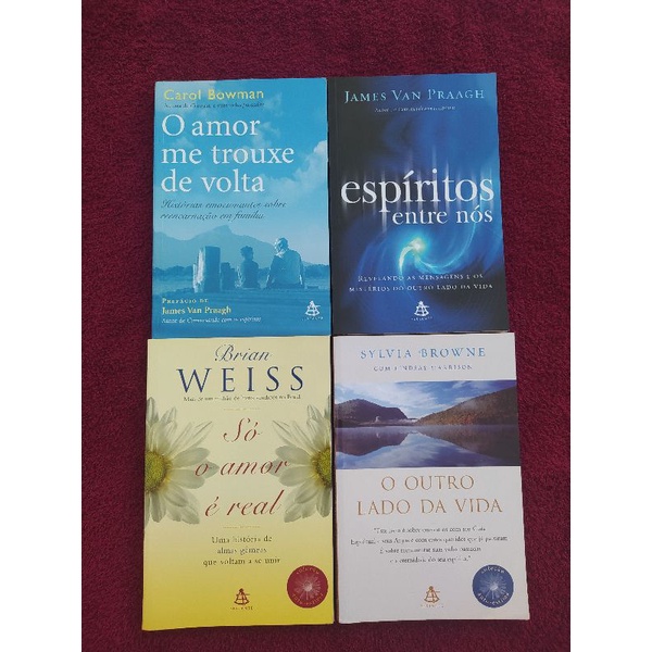 Coleção de Livros sobre espiritismo e reencarnação | Shopee Brasil