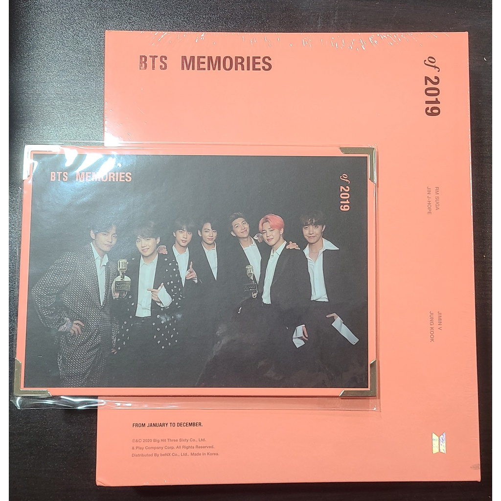 Bts MEMORIES De 2019 DVD E Blu-ray Com Fotocard | Shopee Brasil