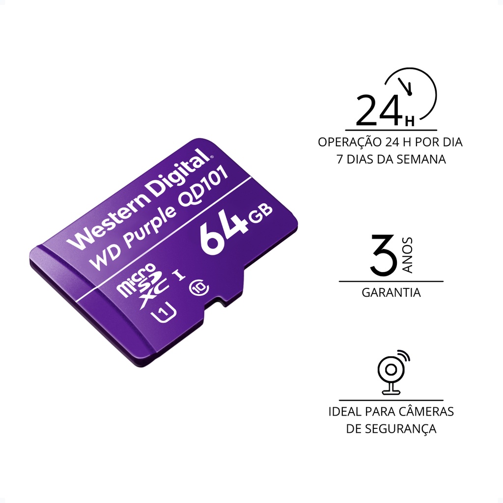Cartão Micro SD 256GB Purple classe 10 Intelbras 64TBW p/ Segurança  Eletrônica - CFTV, Circuito Fechado de TV, Distribuidor CFTV SP, Câmeras  de Segurança, Segurança Eletrônica, GeoVision
