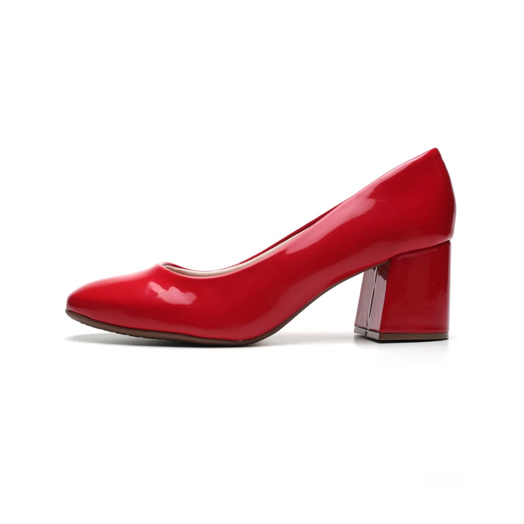 Sapato Feminino Beira Rio Total Conforto Retrô Vintage Social Casual e  Festa Fantasia Anos 60 70 Calçado S03 Vermelho