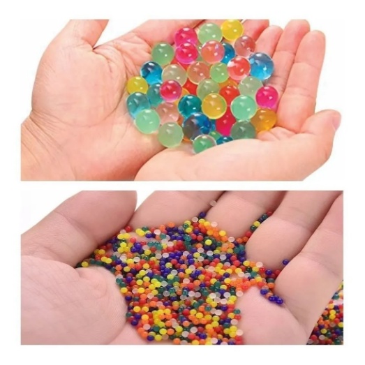 Bolinhas Gel Orbeez 5 Bolinha de 4,5 cm Grandes Coloridos Orbis