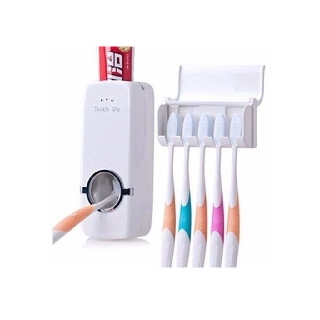 Dispenser Aplicador Creme Dental Pasta Dente Suporte Escovas