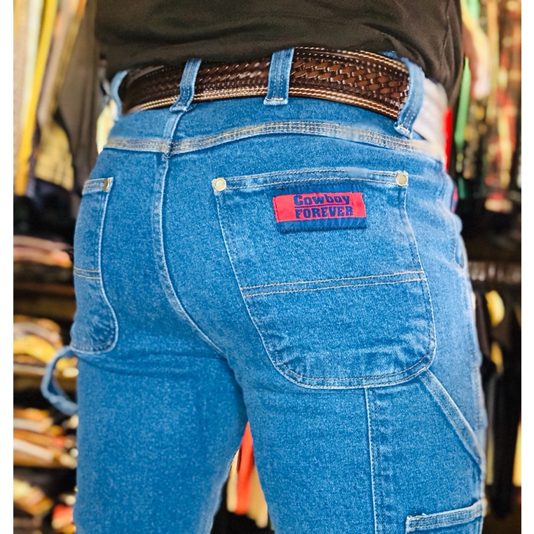 Calça jeans cowboy store forever