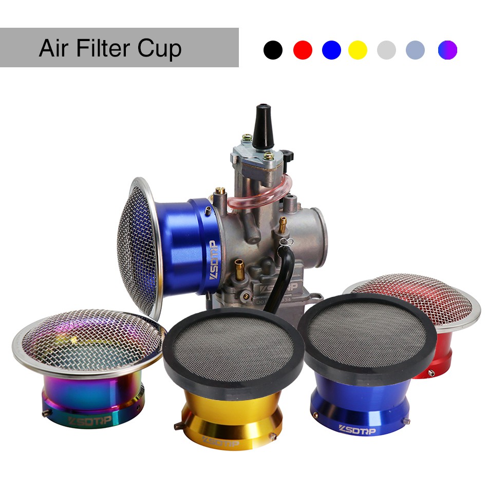 Filtro De Ar Carburador De Motocicleta 50mm Para Pwk 21 24 26 28 30 Pe 28 30