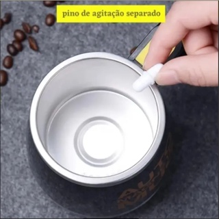 Caneca Elétrica Magnética Automática Mistura Shake Café Chá