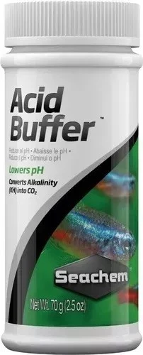 Tampão Acid Buffer Seachem – Redutor de pH para Aquários de Água Doce