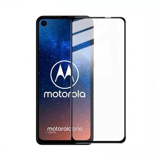 kit 2 Película Vidro Temperado 3D 5D 6D 9D Motorola Moto One Vision / Action Anti Queda com Borda Protetora