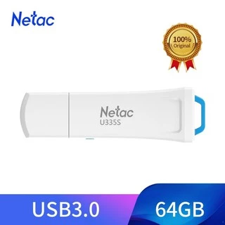 Pen Drive 64 GB Netac, USB 3.0, Original, Botão de Proteção de Dados, Lacrado no Brasil No Brasil