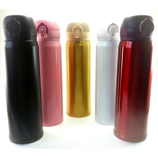 Garrafa Térmica 500ml Aço Inox Trava Café Água Suco Corrida DIVERSOS MODELOS