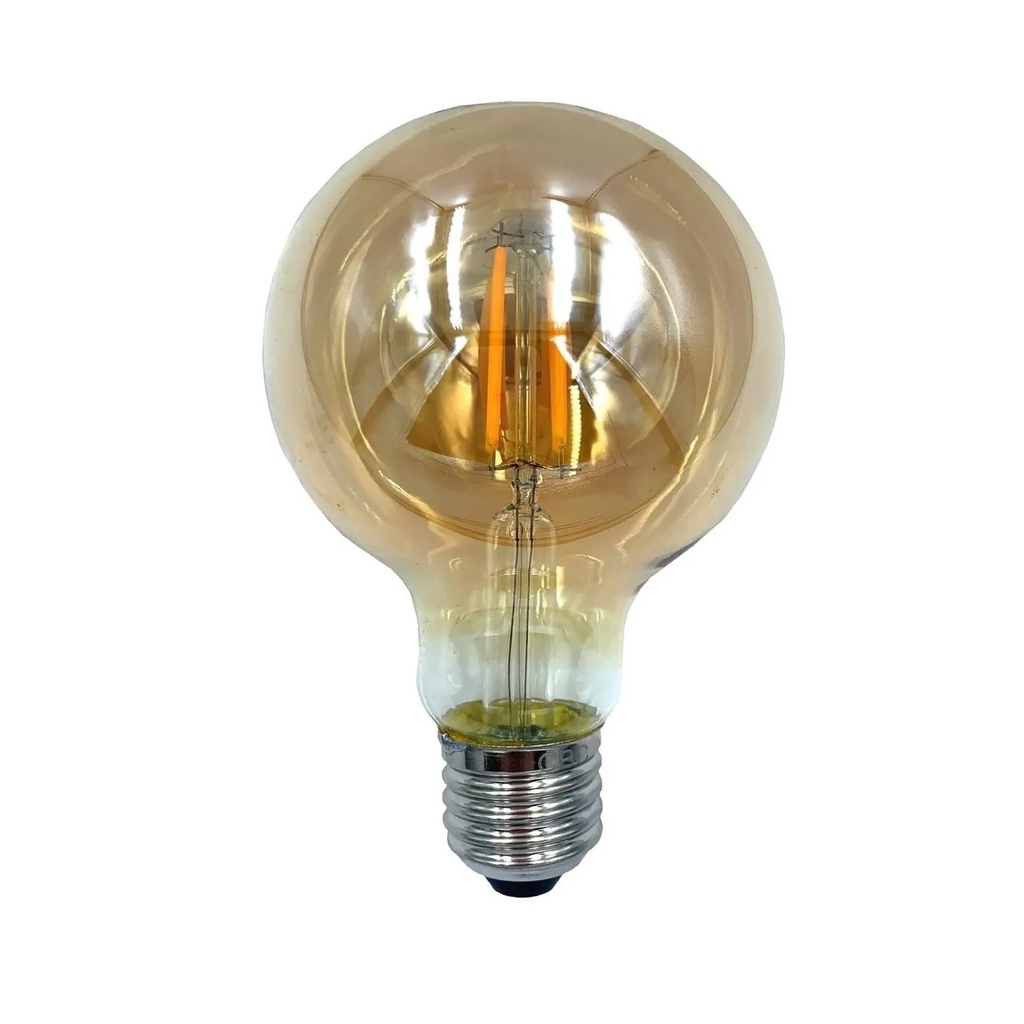 Lâmpada MTX Filamento Led G80 4w 2200k E27 Retrô Vintage Âmbar | Shopee ...
