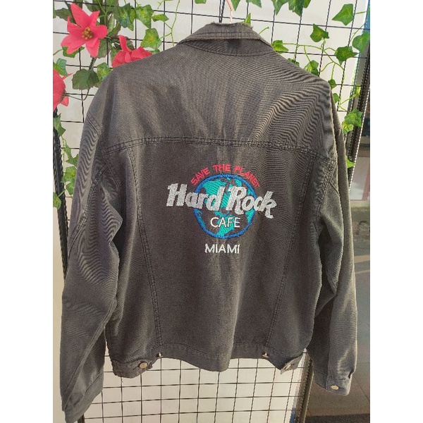 Jaqueta jeans best sale hard rock masculina