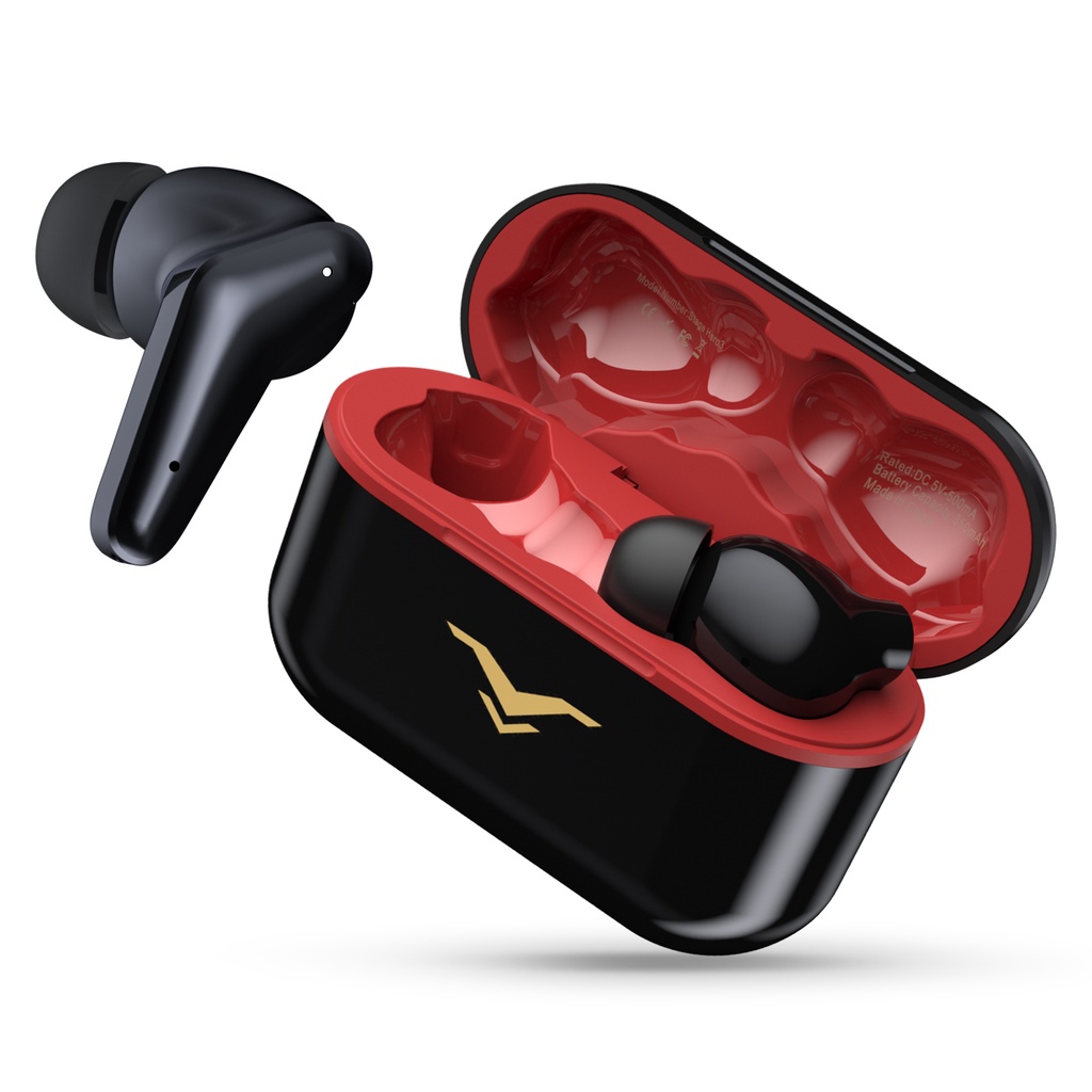 Fone de ouvido Bluetooth Stage Hero3 com 4 mics e som premium , 40ms baixo latence , IPX5 para esporte e trabalho Bluetooth 5.1 tamanho mini