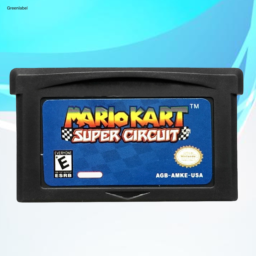 Mario Kart Super Circuito Cartucho De Vídeo Game Card Para Nintendo Game Boy Advance