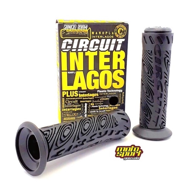 Manopla Interlagos Circuit Plus Macia (Par) Bros Titan Fan 150 / 160
