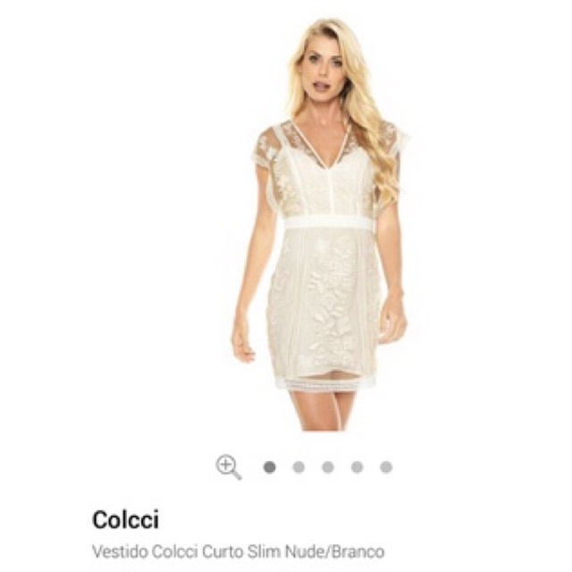 Colcci 2024 vestido branco