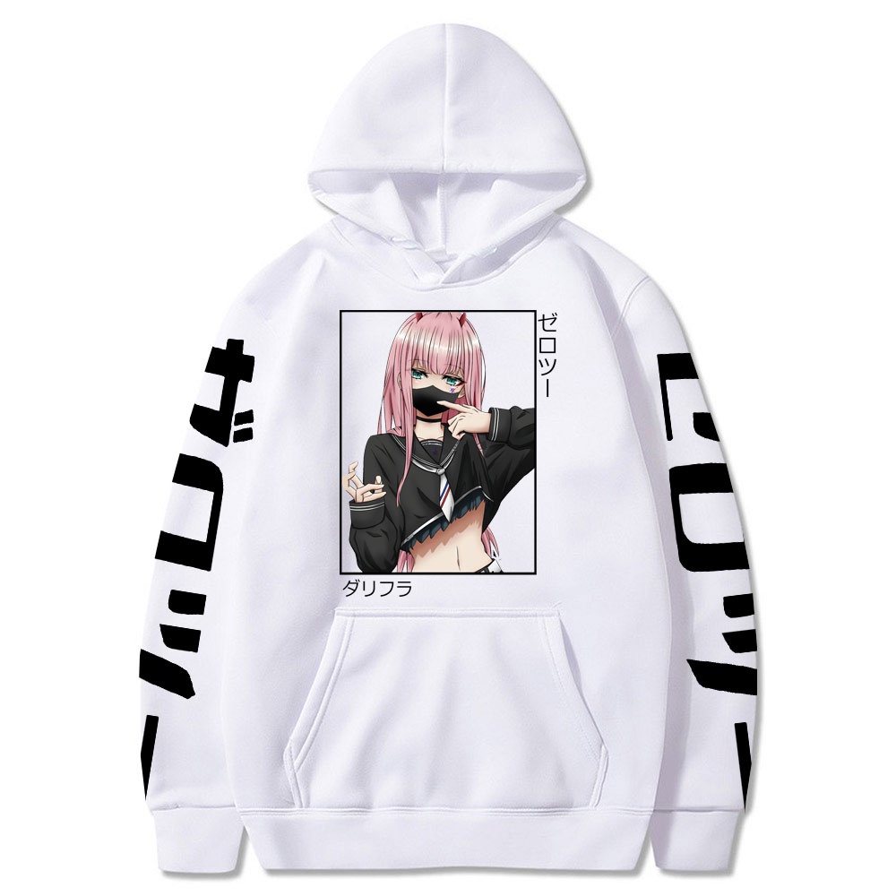 2021 anime feminino sweetshirts kawaii coelho manga longa superior fina  pelúcia rosa roupas femme mingliusili estudantes pullovers com capuz /  Moletons e blusões