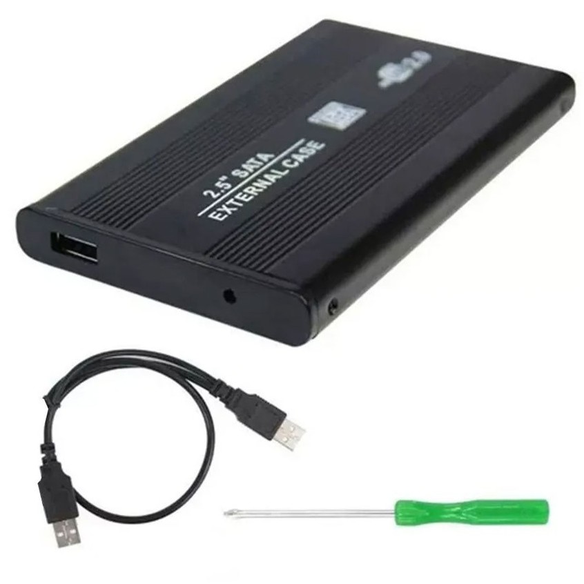 Case Gaveta Hd Sata Notebook Usb Externa Pc Xbox Ps3 Wii T2