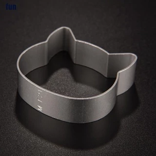 [Interfun] Cortador De Biscoitos Em Forma De Cabeça De Gato Ferramenta De Molde De Decoração