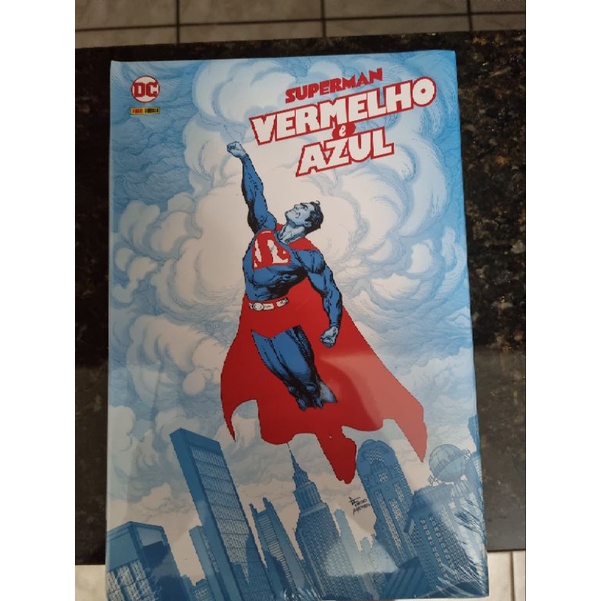 HQ Superman Vermelho e Azul Lacrada | Shopee Brasil