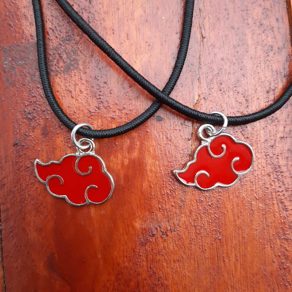 Kit2colares Anime Akatsuki De Melhores Amigo Nuvens Vermelha