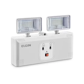 Luminária de Emergência Luz Led 2000 Lumens Aprovada Bombeiros Original Elgin