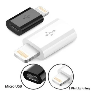 Adaptador Conversor OTG Micro Usb V8 Para Lightning iphone
