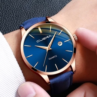 Relógio De Pulso Masculino 891 L CUENA Original Clássico De Couro À Prova D