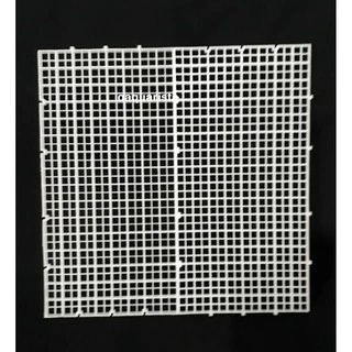 3 Colmeia Plastica 15x30x0,7cm Furos 8mm + 2 Pares De Suporte