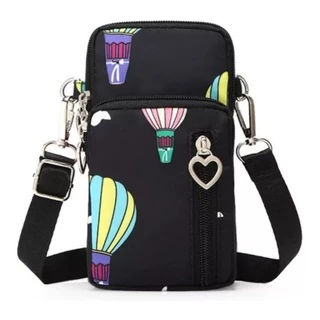 Bolsa Crossbody Shoulder Bag Balões/Água Viva Porta Celular Transversal