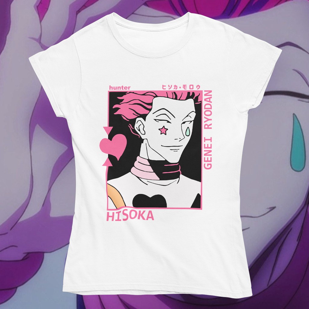 HUNTER X HUNTER ANIME - CAMISETA UNISSEX E BABY LOOK 100% POLIÉSTER