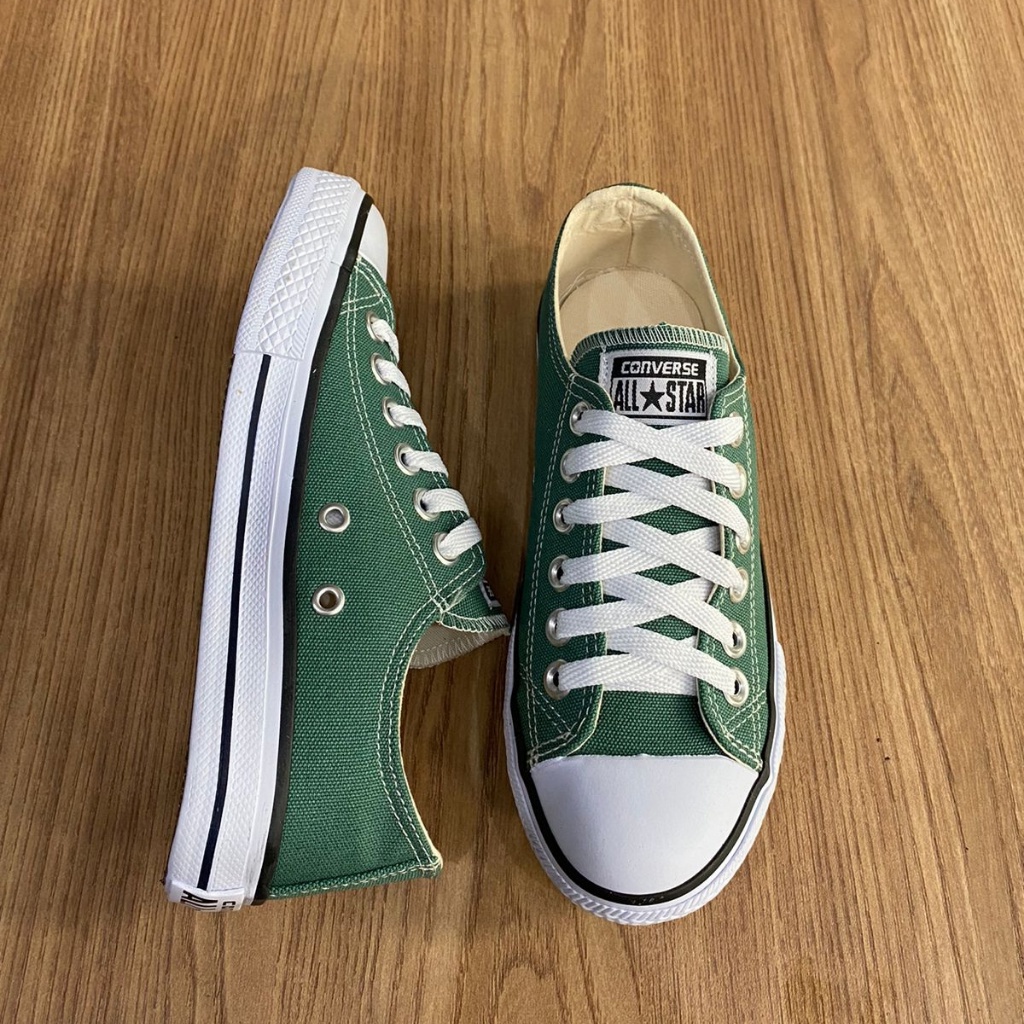 All star verde sales cano baixo