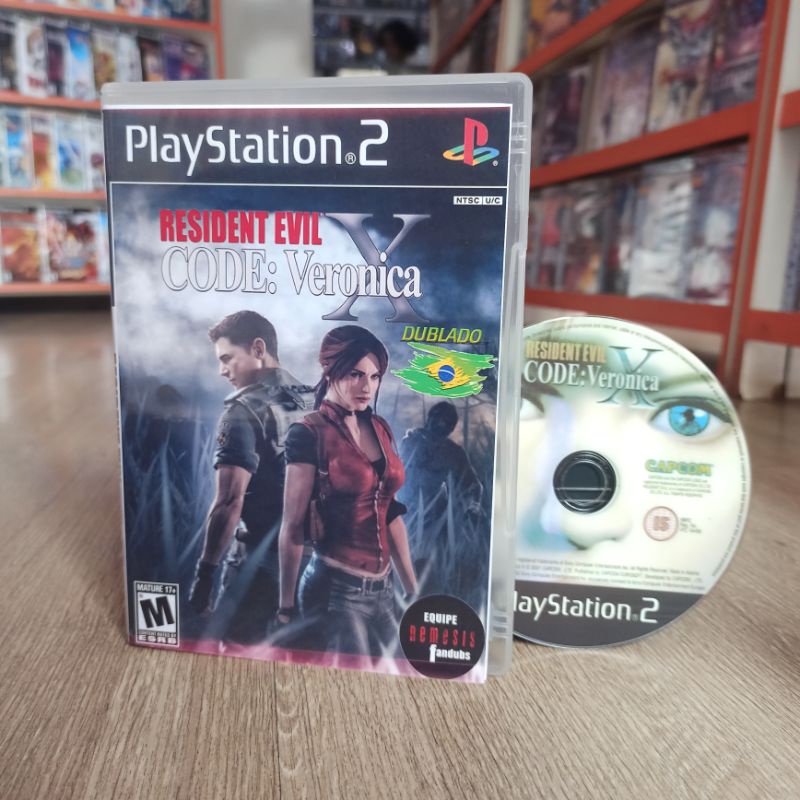 Resident Evil Code Veronica X Dublado Versão Atual 2.0 (Equipe Nemesis  Fandubs) Playstation 2 