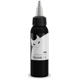 Tinta de Tatuagem Preta Linha Electric Ink 60ML