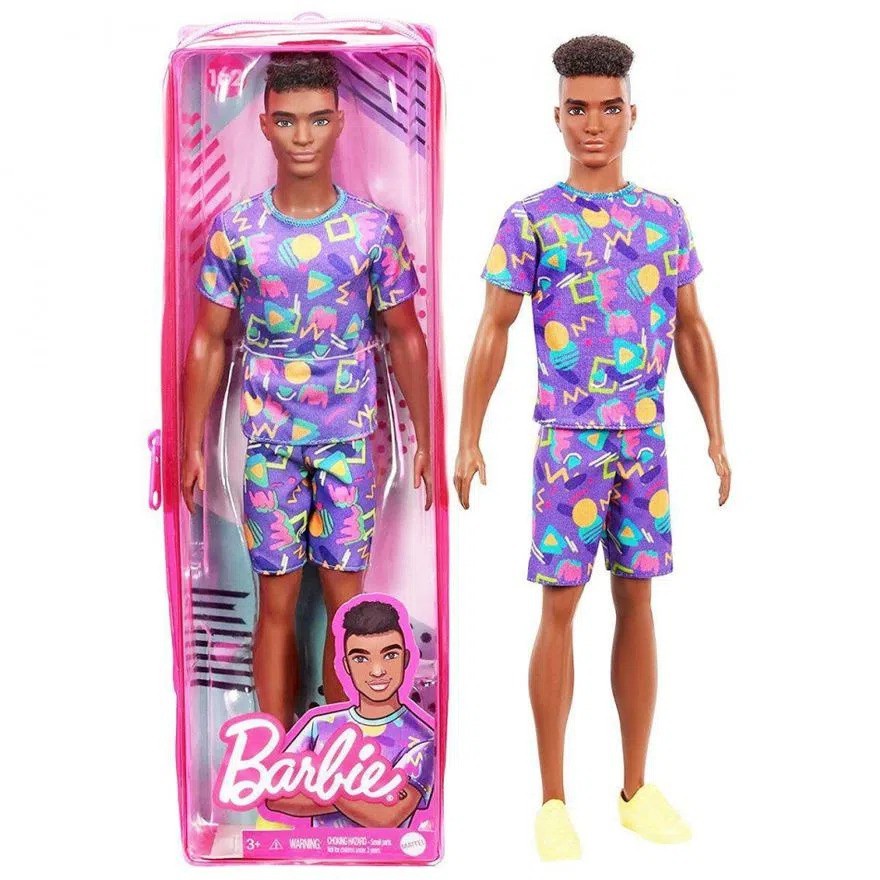 Agora o boneco Ken tem novos tipos de corpo, tom de pele e trajes!