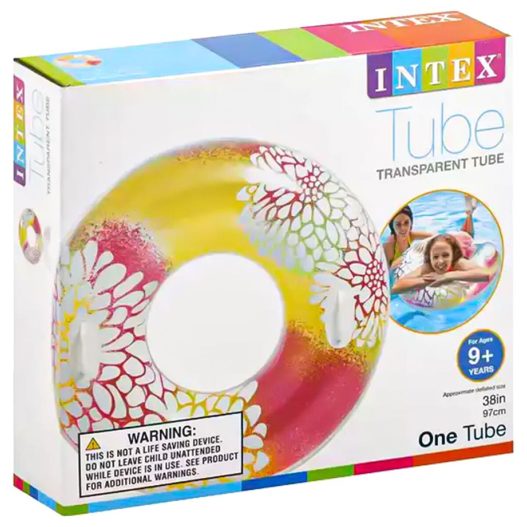 Boia INFLAVELTransparente Colorida Grande Intex 58263 | Shopee Brasil