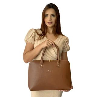 Bolsa Pasta Executiva Feminina Notebook Medica Couro Legitima