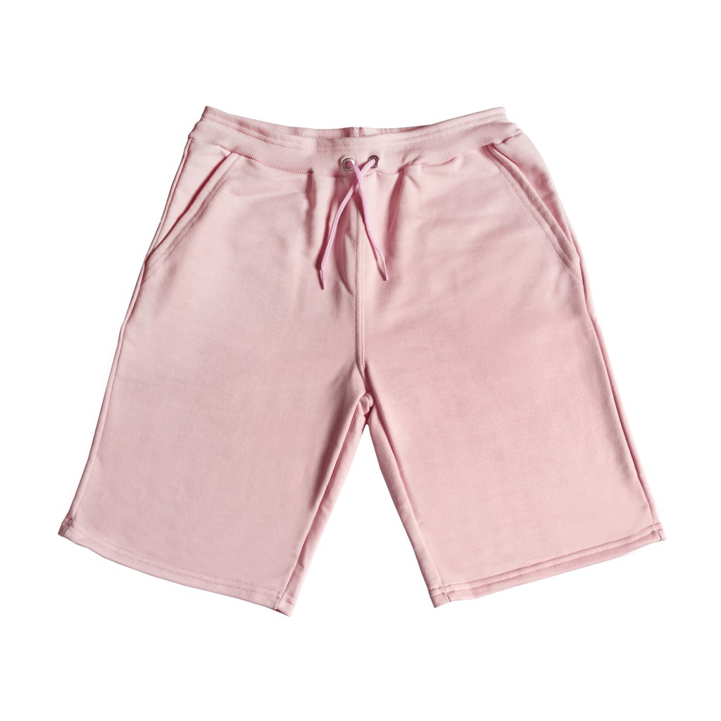 Short moletom hot sale rosa