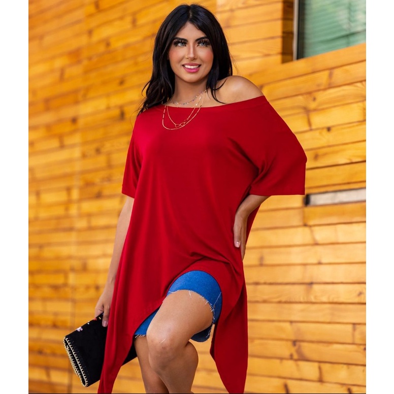 Blusa Feminina Vest Legging Charmosa Manga Curta Com PONTA