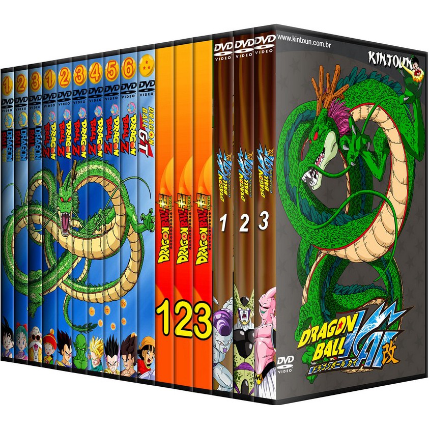 Dragon Ball Z Todos os Filmes + Especiais + Ovas em DVD