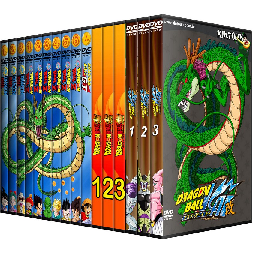 Dvds Dragon Ball + Z + Gt + Kai + Super + Filmes Completos