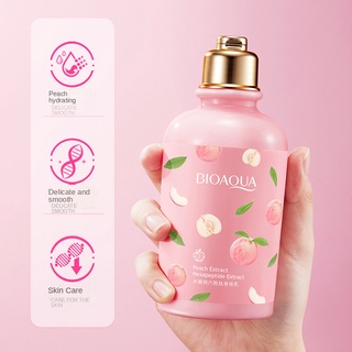 Loção Corporal De Pêssego Lactobacillus Brilhante Tom De Pele Hidratante Fragrância Nutritiva Creme De Cuidados Corporais Clareador 250g