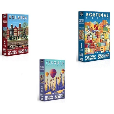 Quebra Cabeça Portugal Cidade Lisboa Puzzle 1000 Peças – Quinzinho  Brinquedos