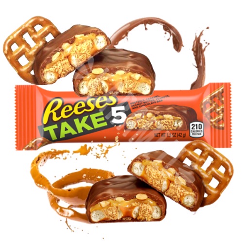 楽天市場】リーシーズ ピーナッツバター　リーセス テイク5 ❁ pretzels Reese's リーセス 18 ピーナッツバター入りプレッツェル 菓子