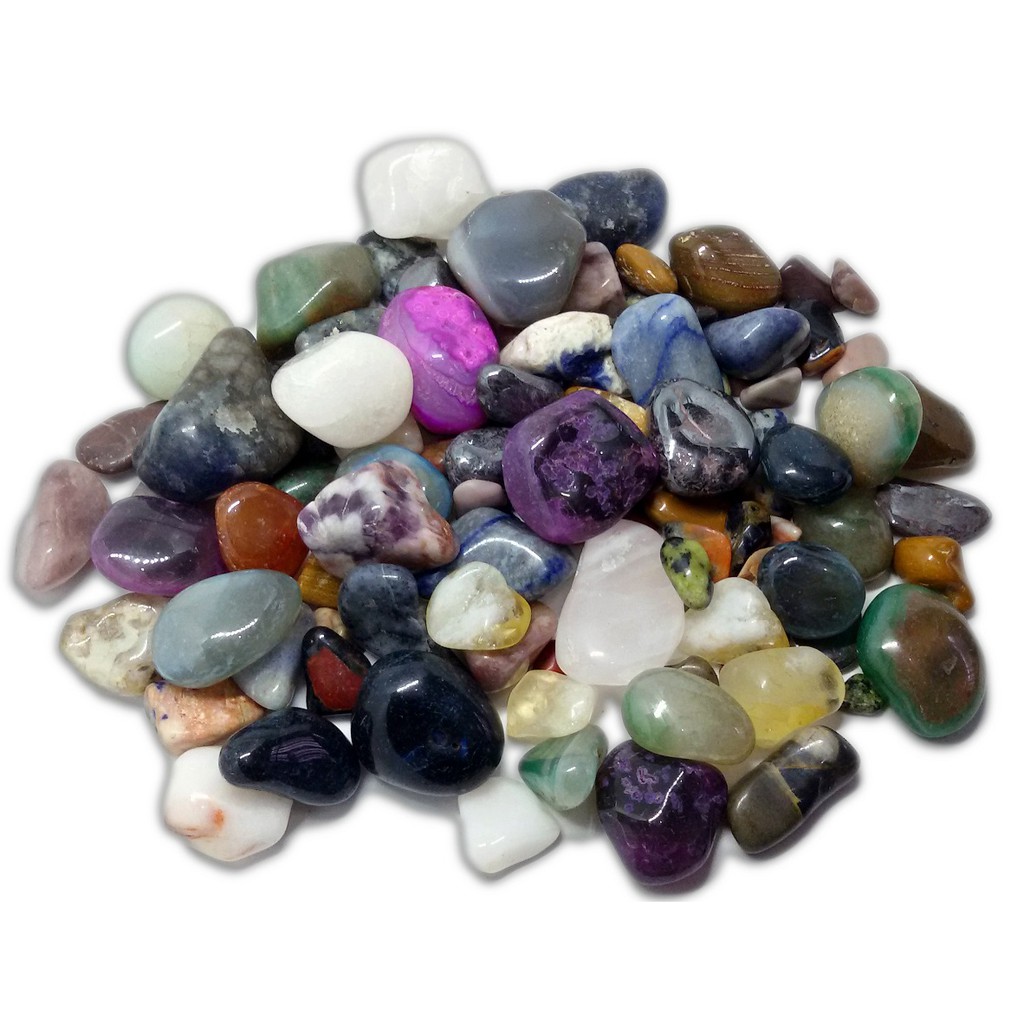 200g de Pedra Rolada Sortida Mista Natural