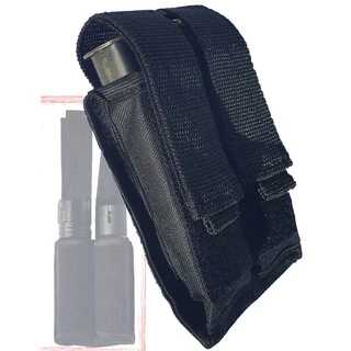 PORTA CARREGADOR DUPLO SERVE PARA LANTERNA E SPRAY ATÉ 110ml PARA COLETE OU CINTO TATICO MILITAR MODULAR MOLLE POLICIAL OU AGENTES DE SEGURANÇAS